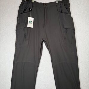 Flexcamo Tactical Cargo Pants Mens XL 34 Gray Work Outdoor Zipper Pockets NWT